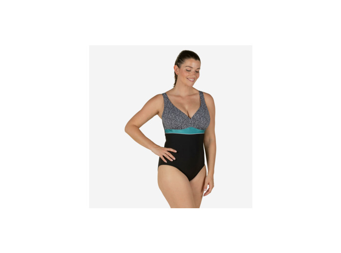 Maillot de Bain Gainant Femme Pièce Kaipearl Triki Leo Noir