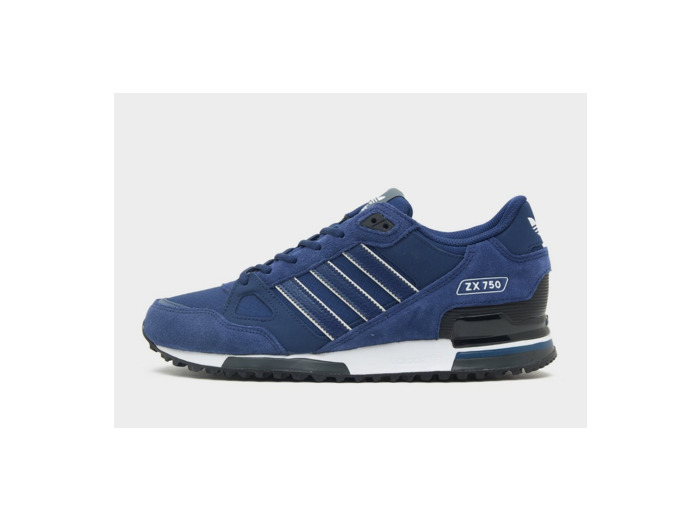 紺 Adidas Originals ZX 750 Men's (UK 7 - 12) Navy-White-Black Colour