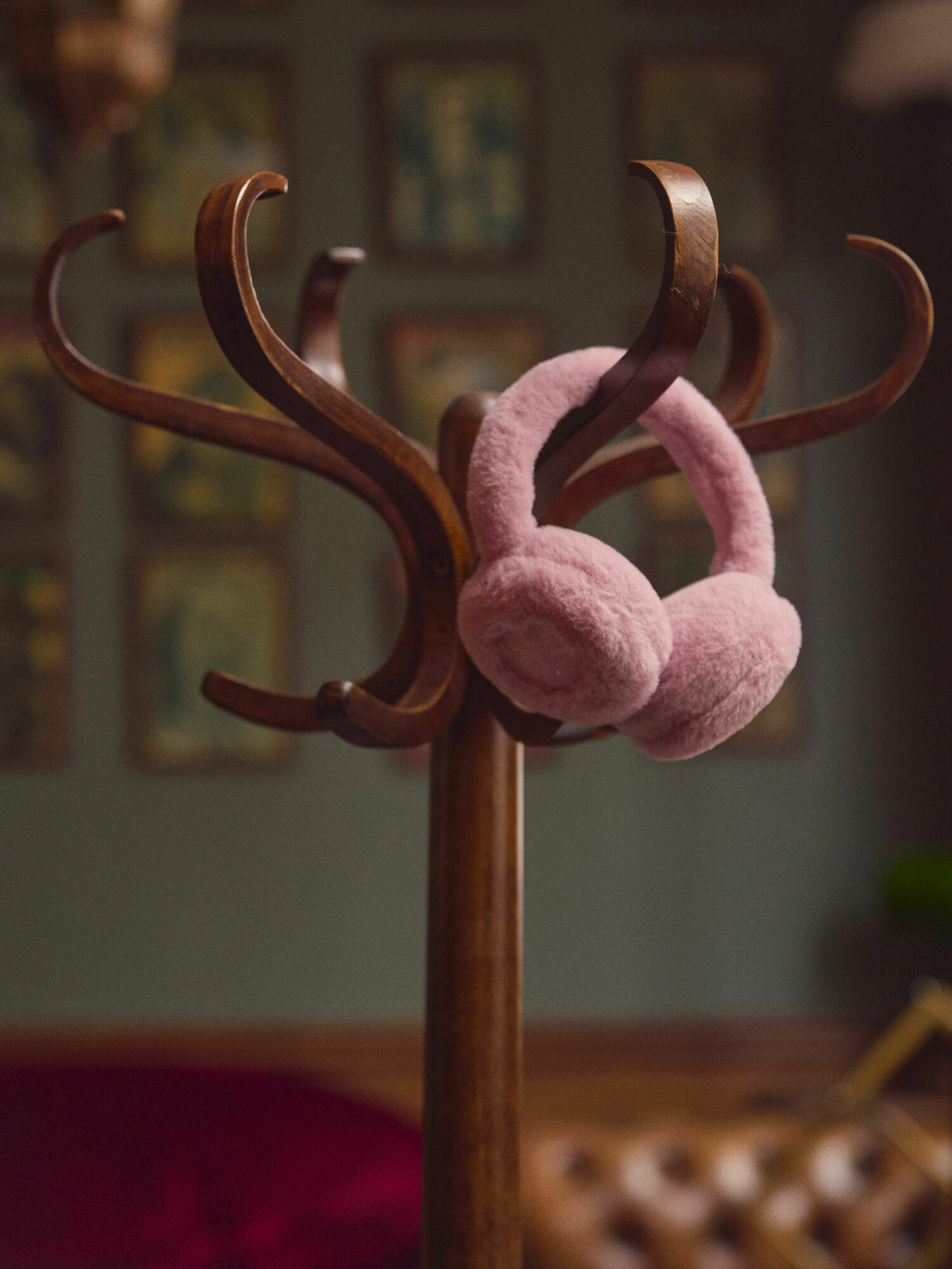 Cache-oreilles rose