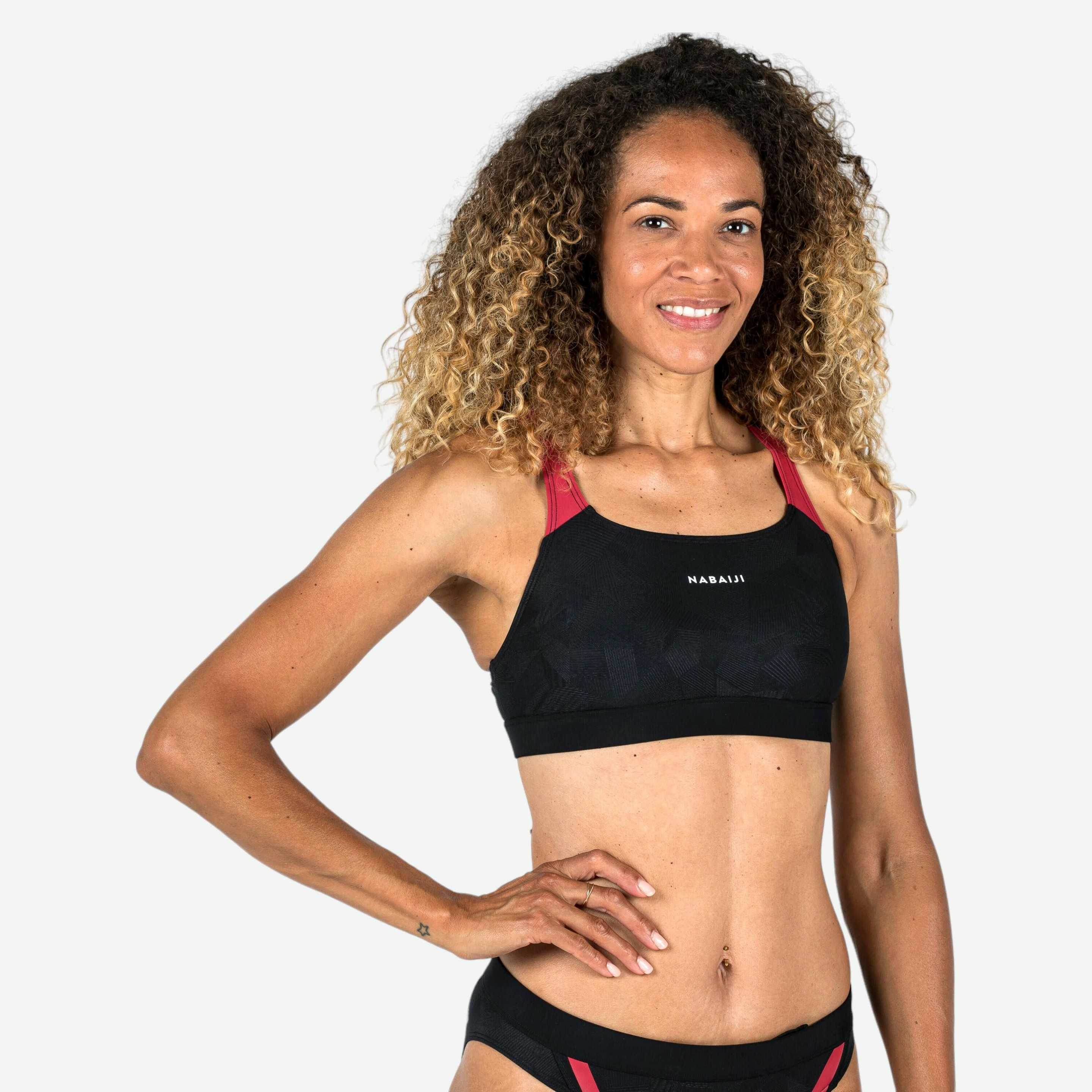 Haut de maillot de bain de natation femme kamyleon geol