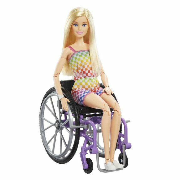 Barbie fashionistas blonde avec fauteuil roulant