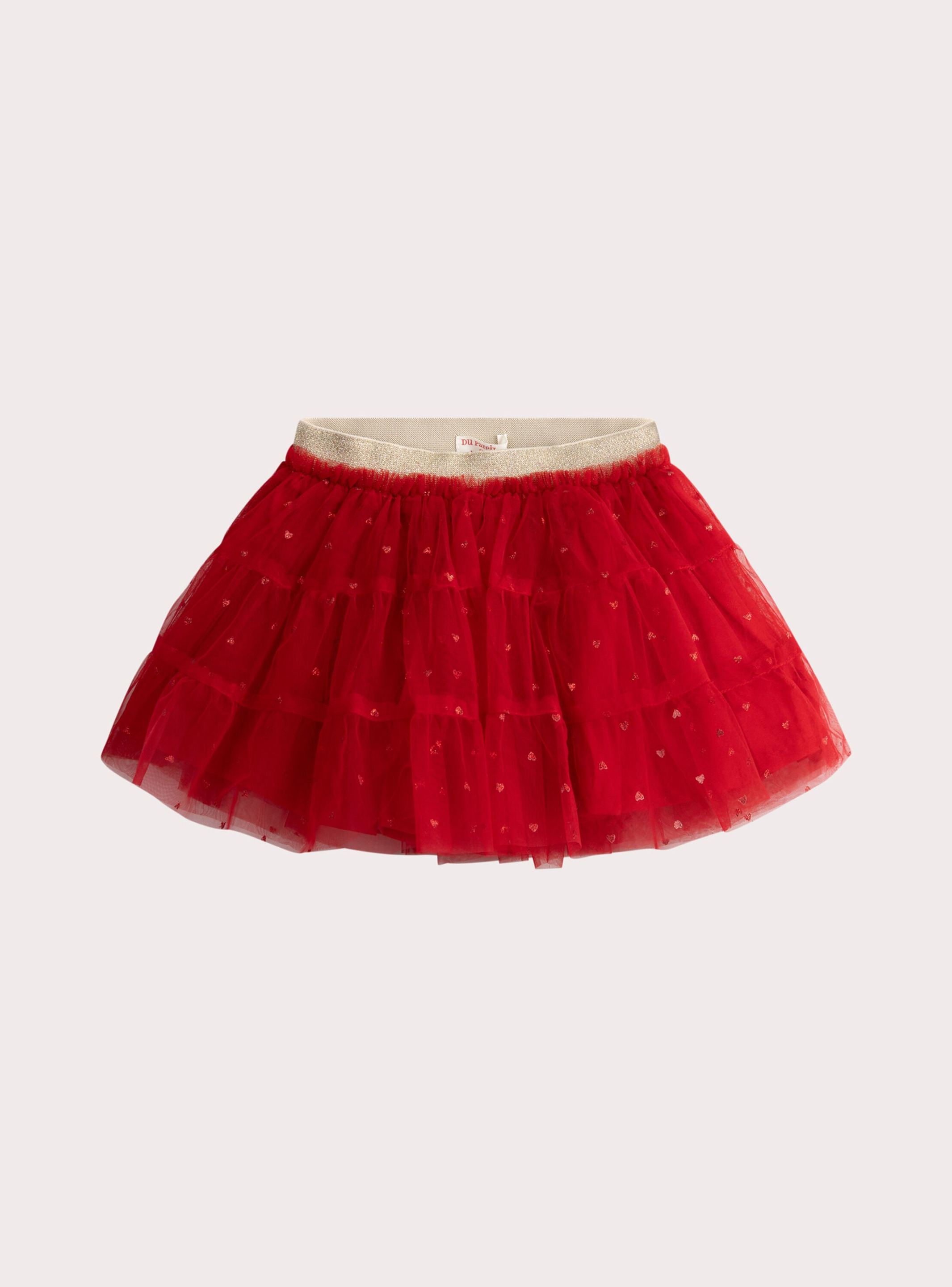 Jupe rouge pour bébé fille