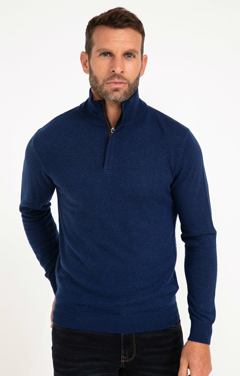Pull Col Montant Zippé