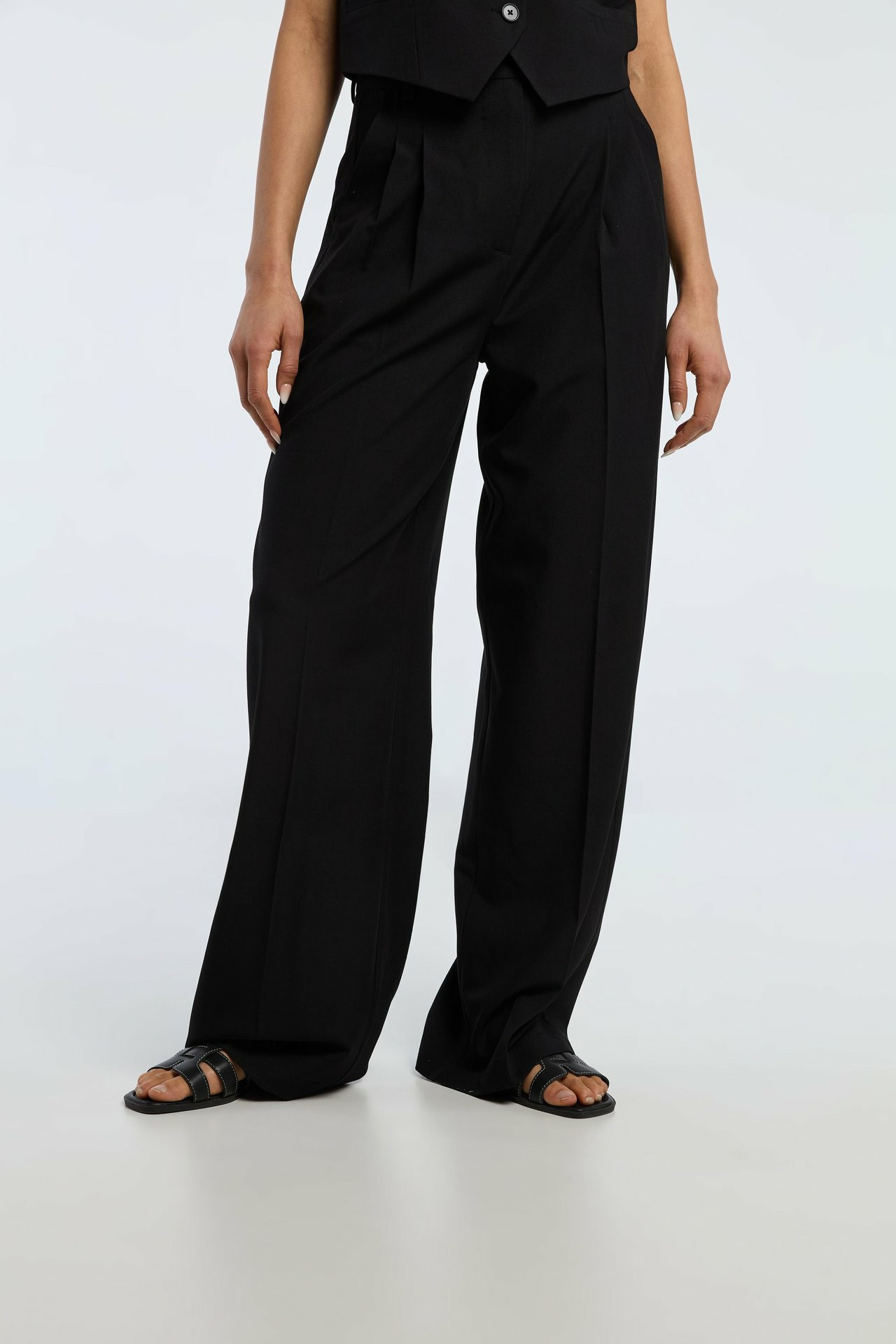 Pantalon à jambe large