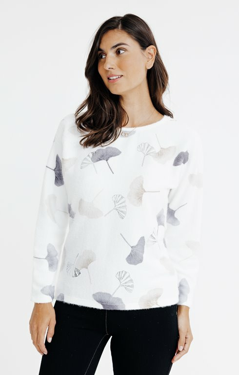 T-Shirt Imprime Col Rond