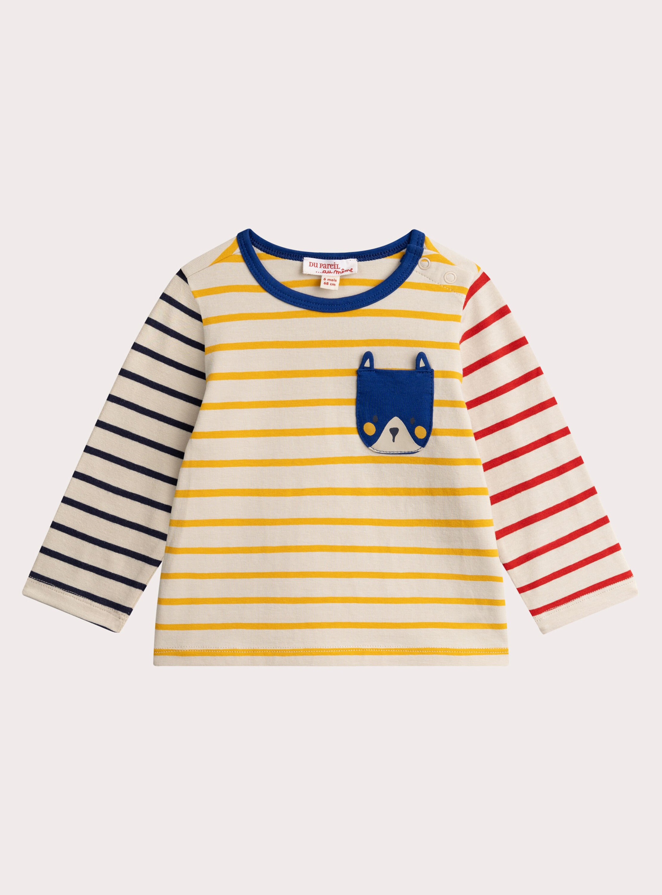 Tee Shirt Manches Longues Jaune