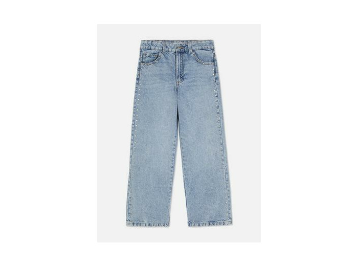 Jean large clouté