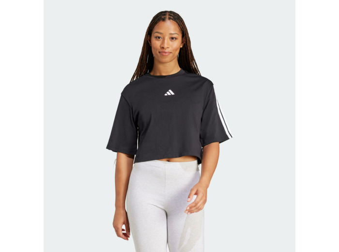 T-shirt de fitness femme, noir