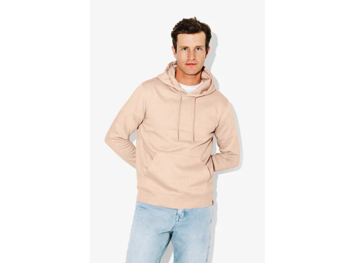 Sweat à capuche uni - Orange