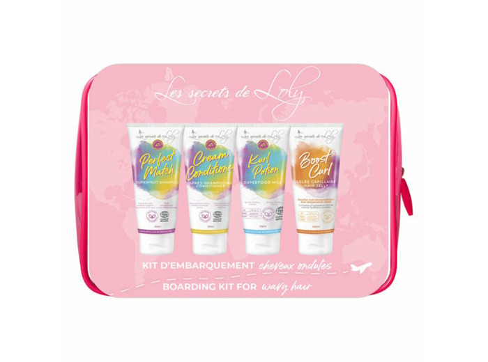 Kit d'embarquement cheveux ondulés
