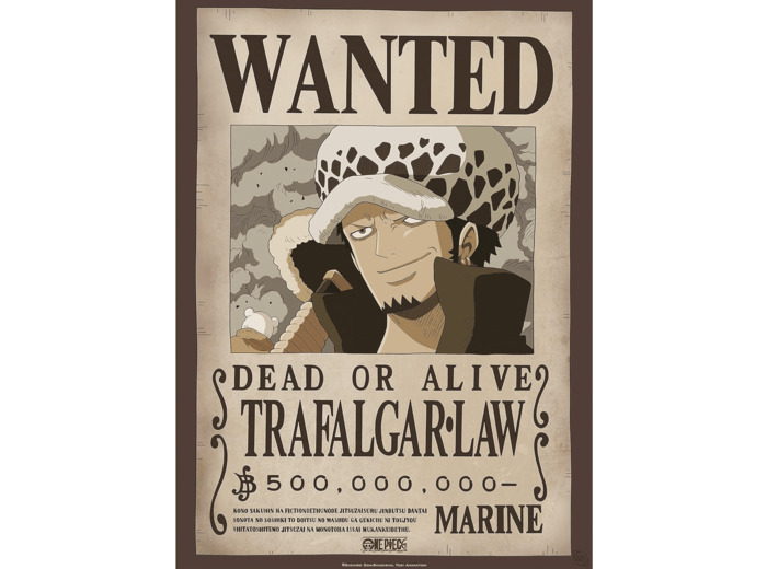 ABYSTYLE GBEye - ONE PIECE Poster Wanted Law (52x38cm)
