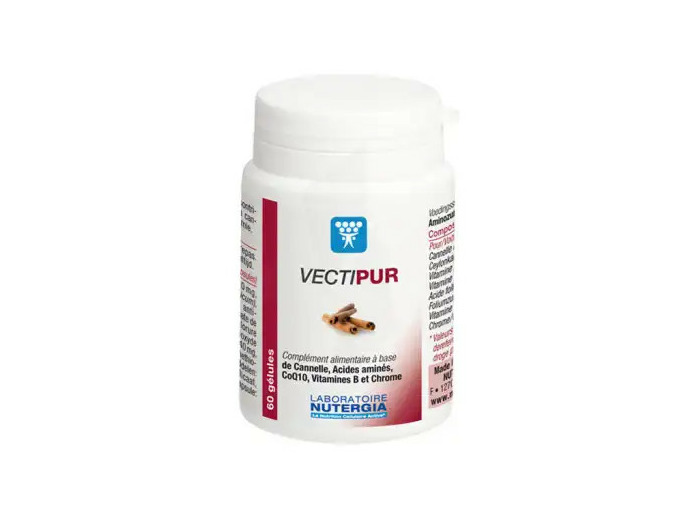 Vectipur Gélules Régulation Métabolique De L'organisme Boîte De 60