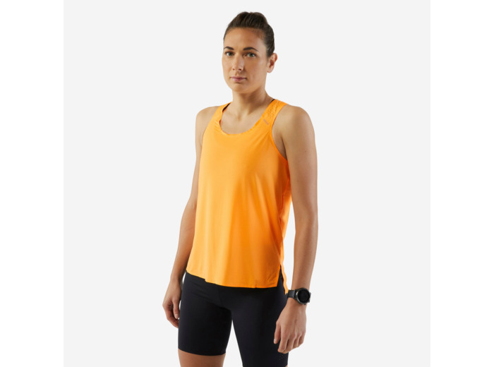 Débardeur running léger Femme - KIPRUN Run 900 Light orange