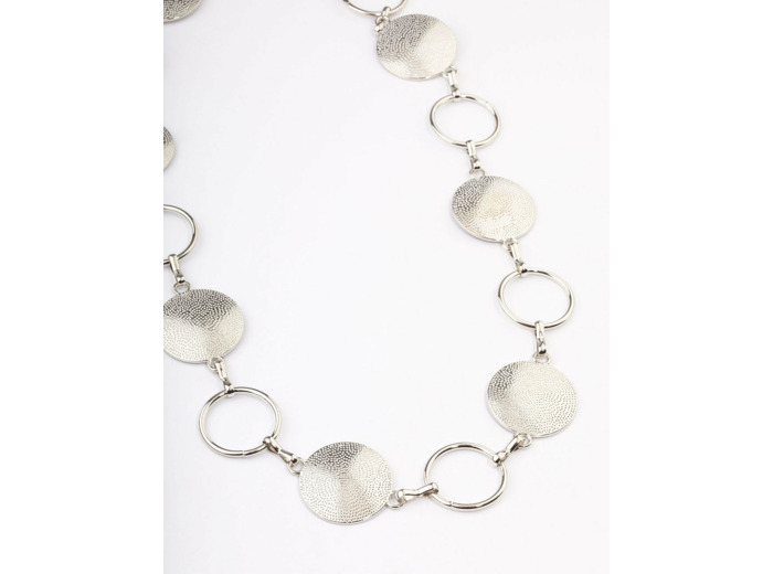 Silver Stipple & Open Circle Belt