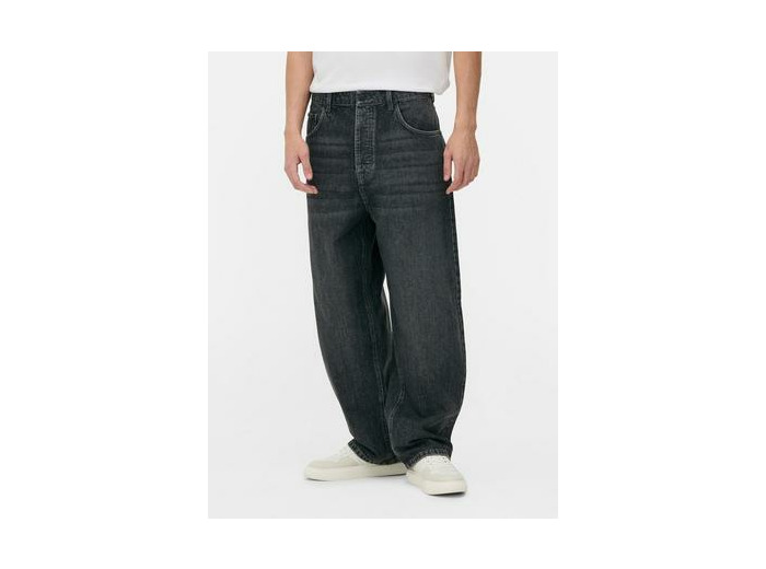 Jean baggy taille haute