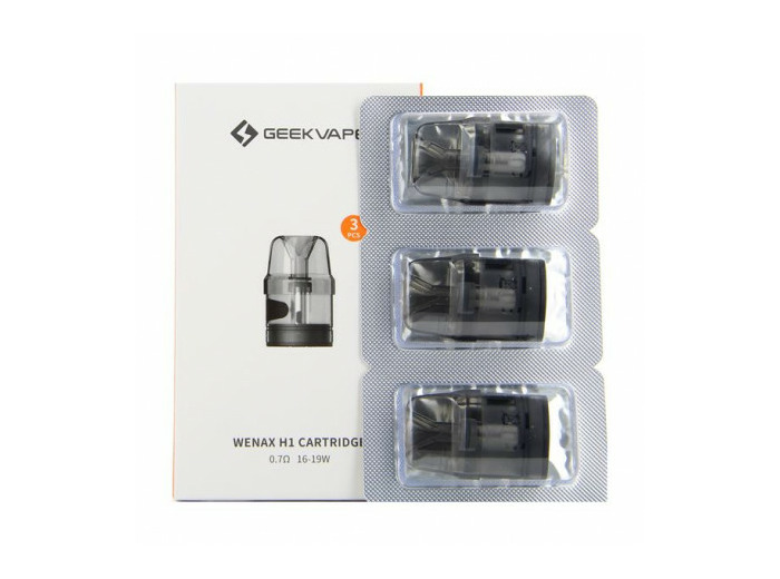 Pack de 3 pods 2,5ml Wenax H1 GeekVape