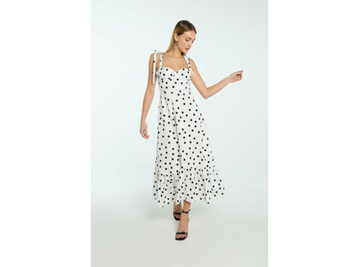 Robe midi évasée