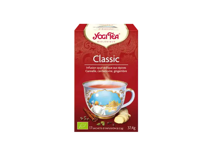 Yogi Tea Tisane Ayurvédique Classic Cannelle Bio 17 Sachets/2,2g