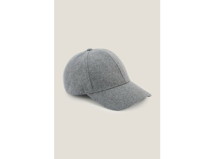 Casquette en flanelle - Gris moyen