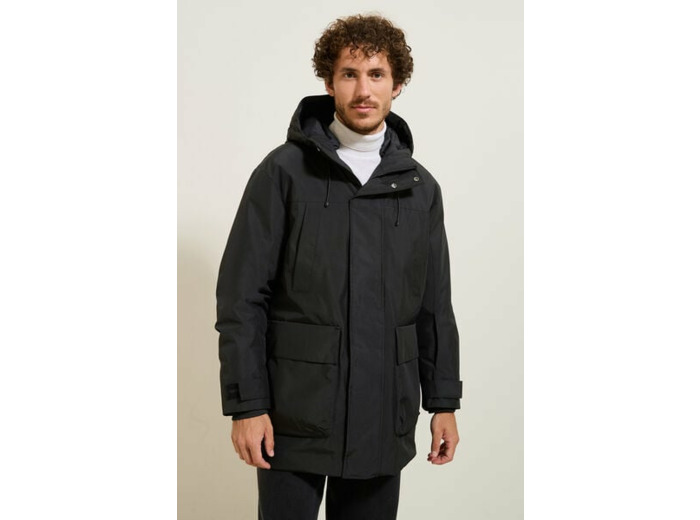 Parka hiver longue déperlante - Noir