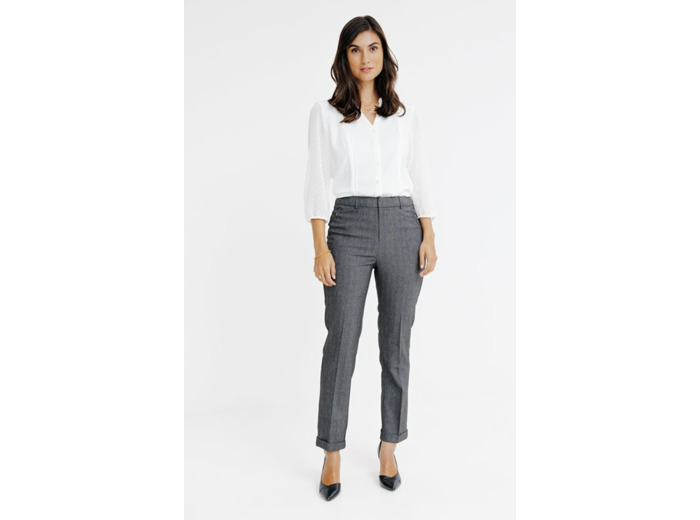 Pantalon Raye Avec Strass