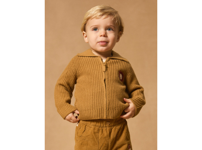 Gilet zippé à col