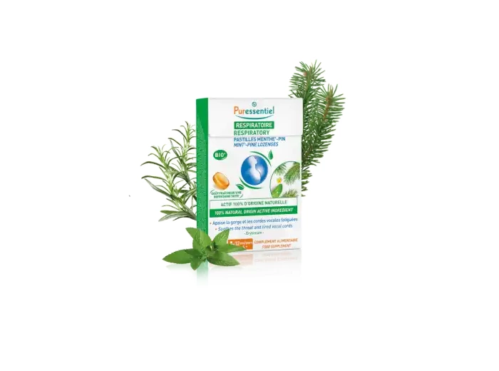 Puressentiel Respiratoire Pastilles Gorge Menthe Pin Boîte De 20