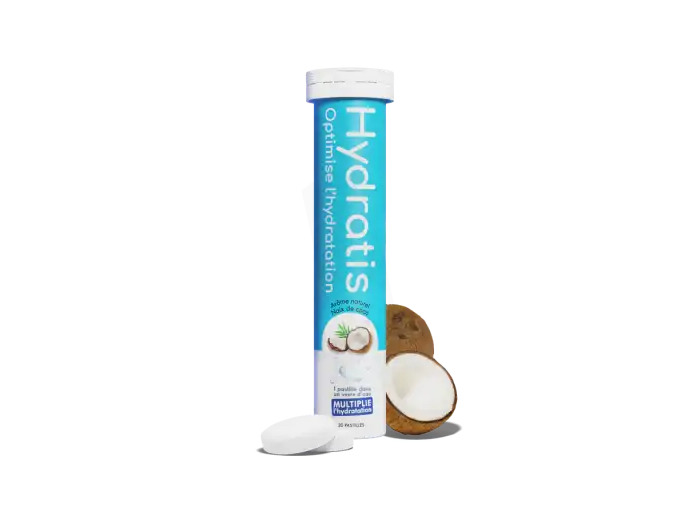 Hydratis Pastilles Effervescentes Noix De Coco T/20
