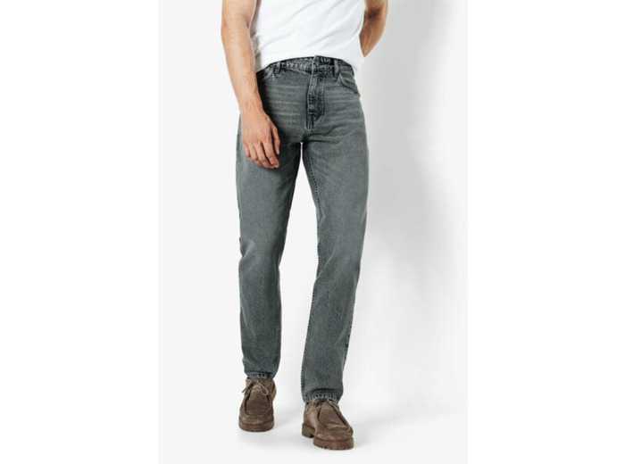 Jean straight rigide 3 longueurs - Bleu
