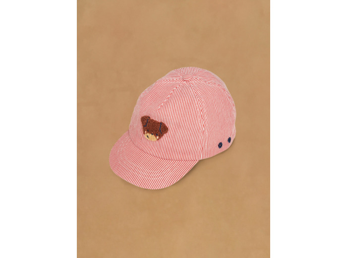 Casquette rayée