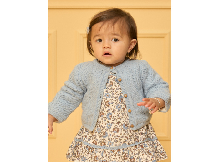 Cardigan fourré