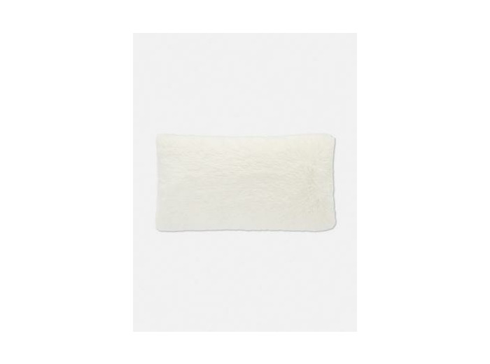 Coussin duveteux de forme allongée