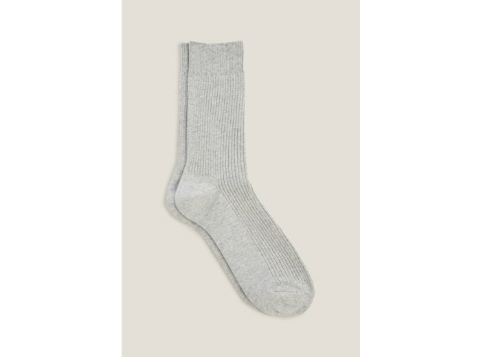 Chaussettes hautes - Gris moyen