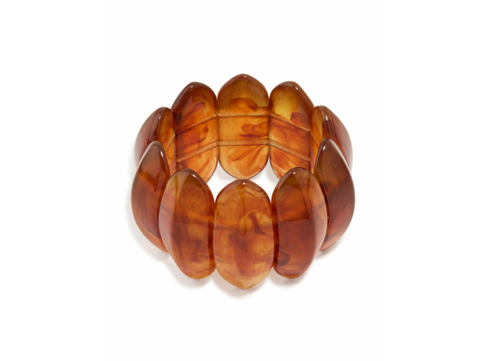 Acrylic Resin Swirl Layered Necklace