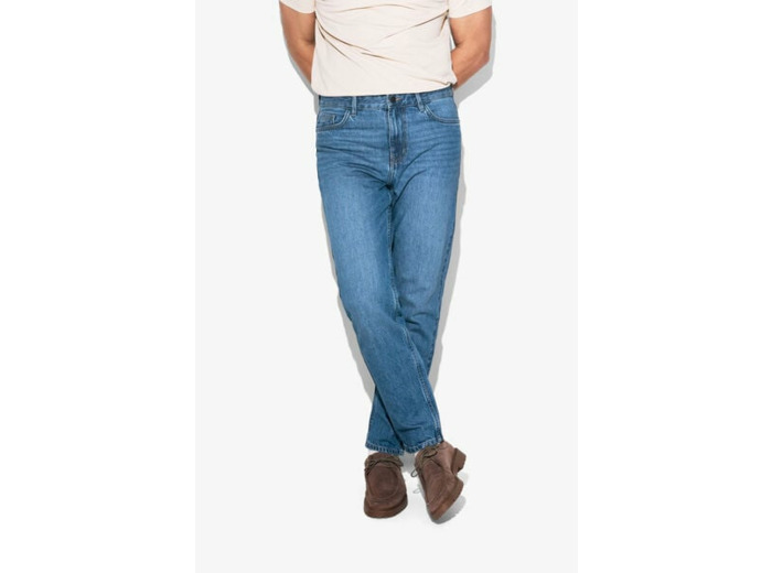 Jean tapered 4 longueurs - Bleu