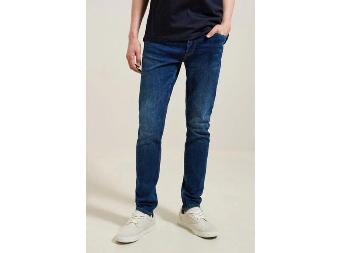 Jean skinny 3 longueurs - Bleu