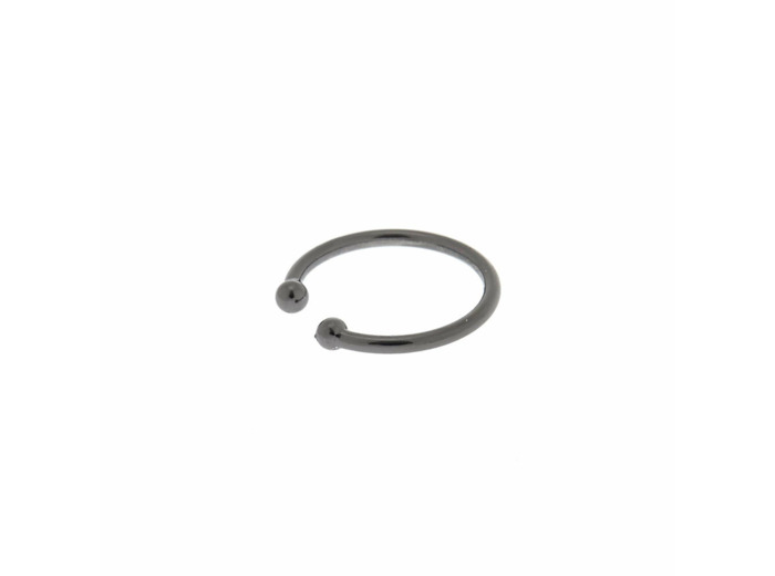 Faux anneau de nez noir
