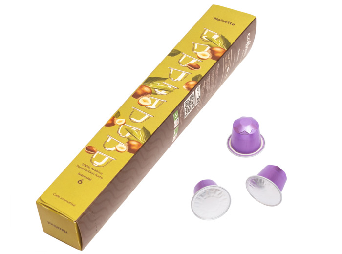 Café aromatisé «Noisette» étui Caps x10