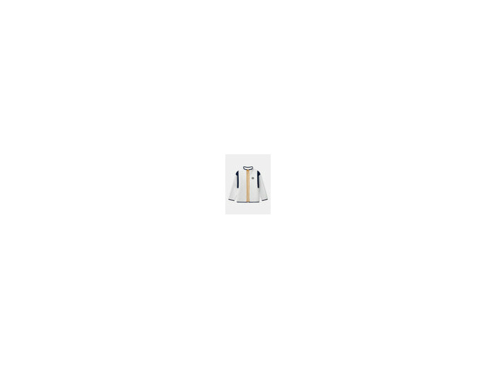 Gilet blanc zippé pour garçon