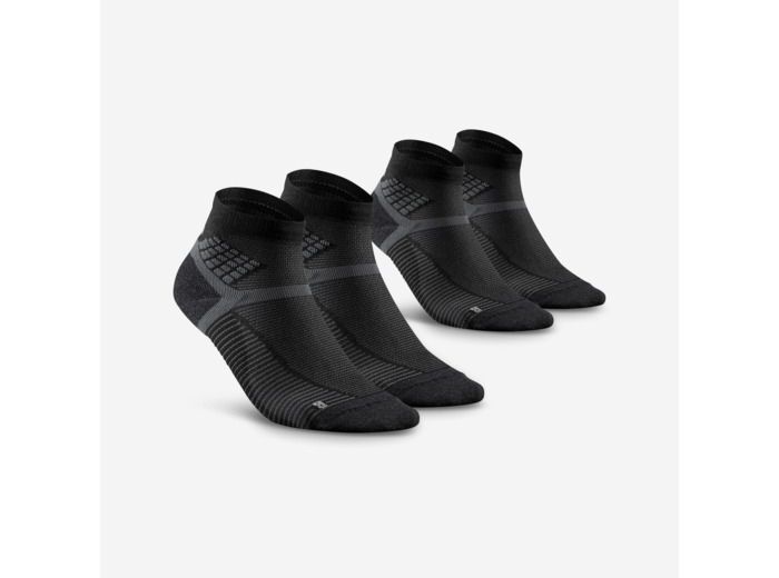 Chaussettes randonnée - Hike 500 Mid noire x2 paires