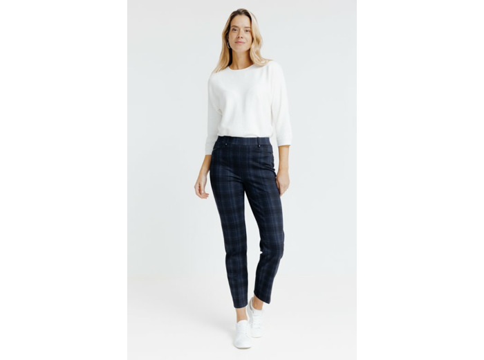 Tregging En Maille Motif Carreaux