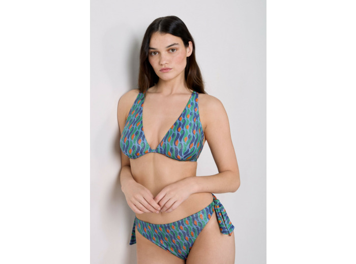 Triangle foulard avec armatures haut de maillot