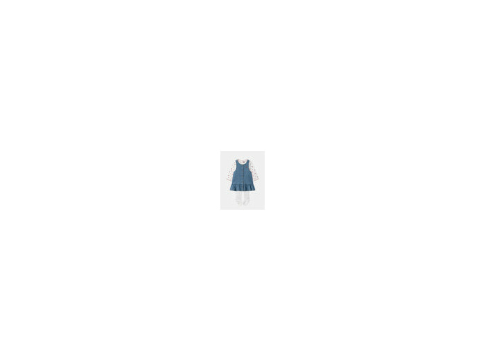 Ensemble T-shirt + Barboteuse + Collants pour bébé fille