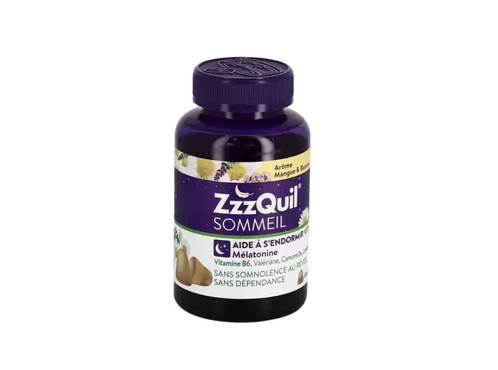 Zzzquil Sommeil Mangue Banane Gommes Pot/60