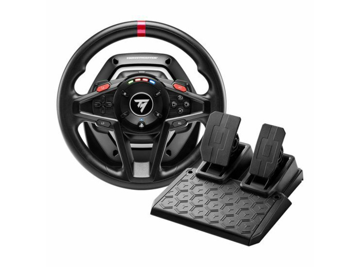 Volant Thrustmaster + Pedalier T128 Playstation