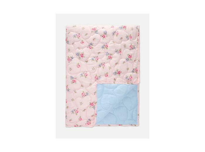 Couverture matelassée à effet point de croix
