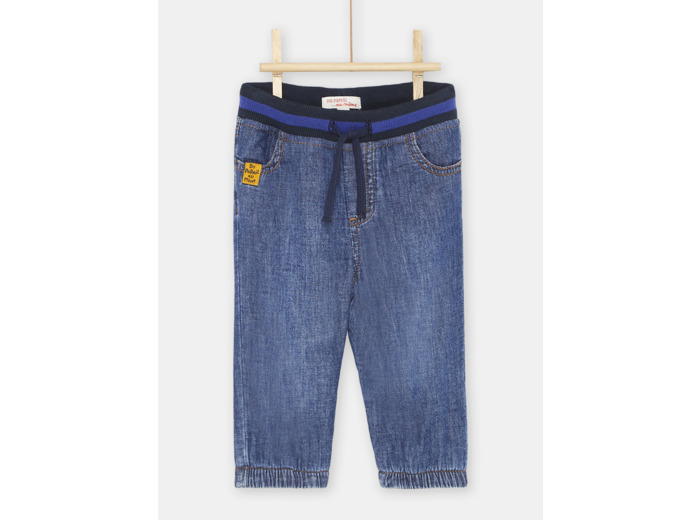 Pantalon en denim léger bleu bébé garçon