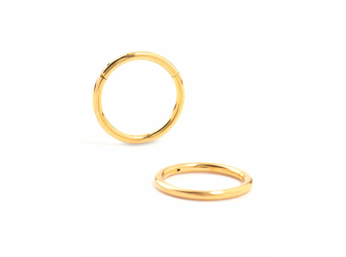 Waterproof Gold Plated Stainless Steel Sleeper Earrings 10 MM