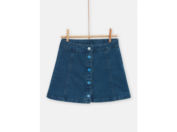 Jupe en denim brut évasée pour fille