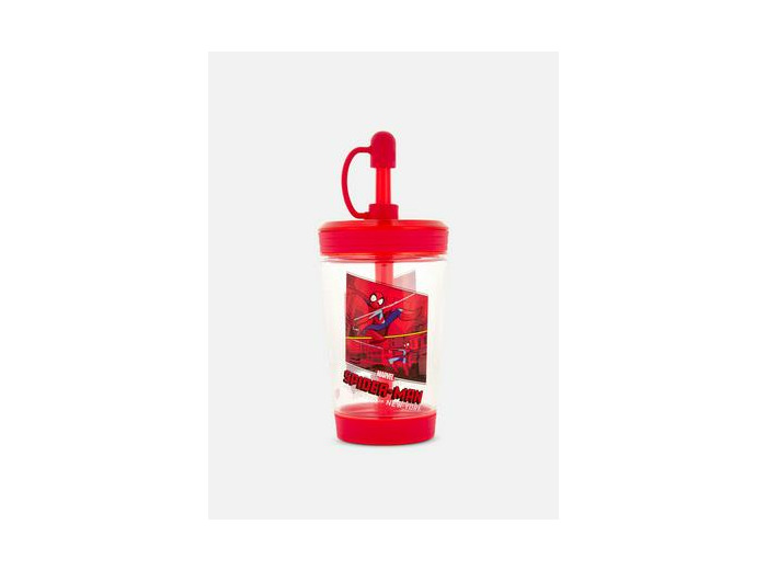Gobelet avec paille MARVEL Spider-Man